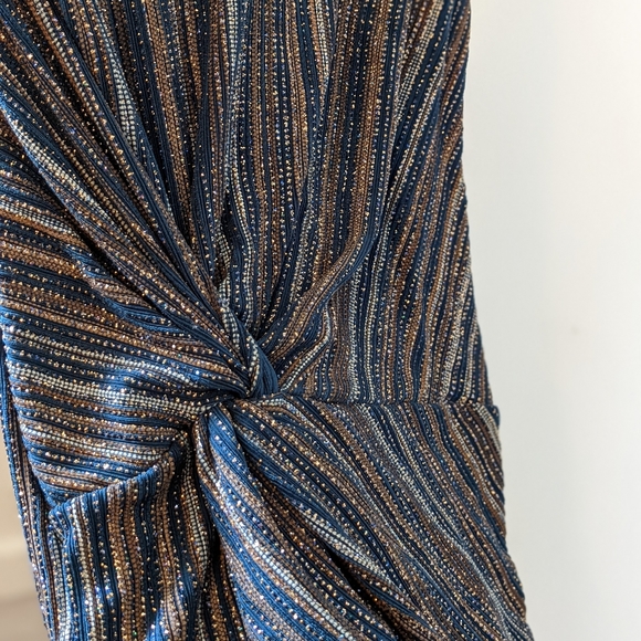 Guess by Marciano Glitter Stretchy Ruched Y2K Dress - Picture 7 of 9